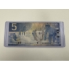 Image 2 : Bank Of Canada $5.00 Dollar Ice Hockey Note In Protective Holder - Great Piece