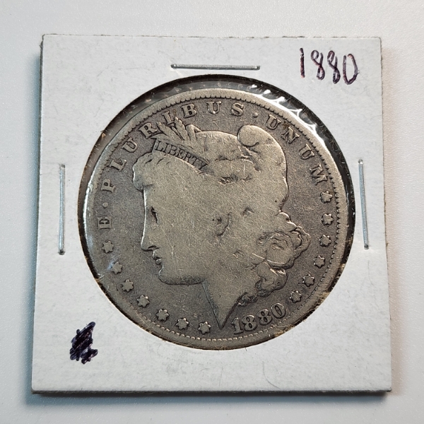 1880 Morgan Silver Dollar - 90% Silver United States Coin