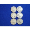 Image 4 : x6 Assorted Years Walking Liberty 90% Silver Half Dollars FV: $3.00