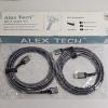 Image 1 : Two 8K HDMI Cables plus a Cable Managing Sleeve to Organize Wires