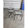 Image 1 : 4 Outdoor Glass-Top End Tables