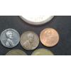 Image 8 : Assorted Coins Including Steel Pennies, Lighter, Tokens & More