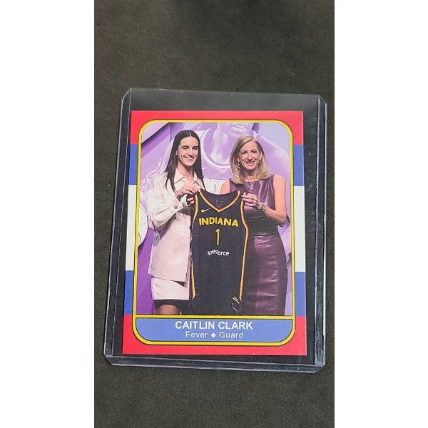Caitlin Clark Sports Journal Indiana Fever Limited Edition /1000 Basketball Card