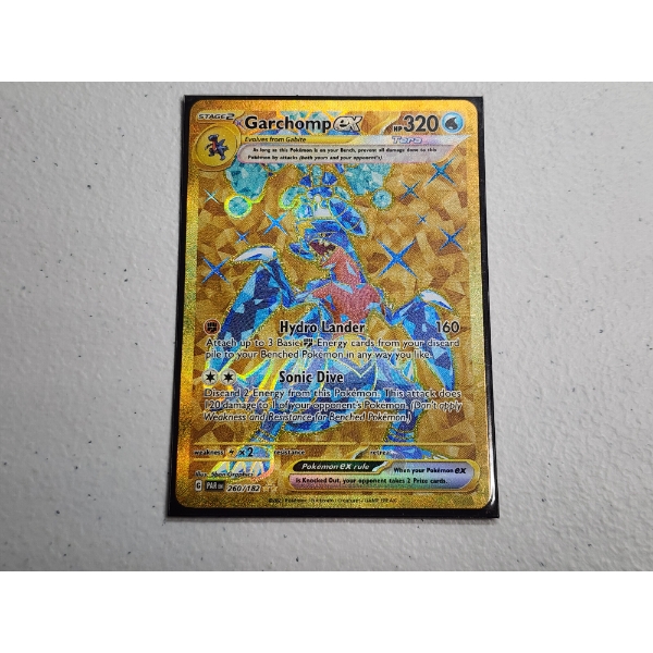 2023 Pokemon Paradox Rift Garchomp ex Hyper Rare #260 - Near Mint