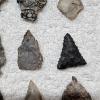Image 4 : EARLY AMERICAN! Antique Assortment of Native American Stone Artifacts including Arrow/Spear Heads