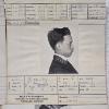 Image 2 : INTERESTING!!! Collection of 6 Antique MUGSHOT Bertillon Criminal Booking Sheets
