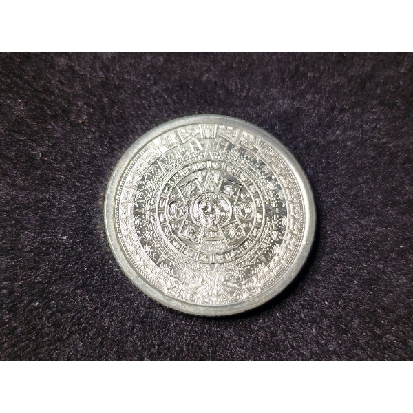 .999 Fine Silver Quarter Troy Ounce Aztec Round