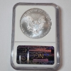 Image 3 : 2010 American Silver Eagle $1 Early Releases - 1 oz .999 Fine Silver - Graded by NGC MS 69