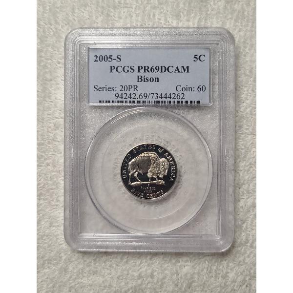 2005-S PCGS PR69DCAM Bison Nickel