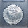 Image 2 : 2005 American Silver Eagle $1 1065/1500 FDOI - 1 oz .999 Fine Silver - PCC MS70