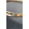 Image 5 : 10K Gold Ring With Apatite And Diamonds  - Size 7 - Weight: 2.4g
