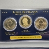 Image 2 : Two U.S. Presidential Dollar Coin Sets FDOI: Buchanan & Pierce - Face Value: $6.00