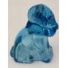 Image 3 : Adorable Degenhart Vintage Uranium Glass Dog Figurine -Sapphire Dark