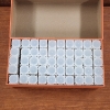 Image 3 : Very Nice 50 Count Empty Quarter Coins Tubes in Storage Box ~ HOLDS 50 TUBES!