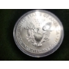 Image 3 : 1 Oz .999 Fine Silver 2018 American Eagle Round in Capsule Protector