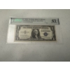 Image 2 : 1935 United States One Dollar Bill - No Motto - Silver Certificate - PMG MS 63 - Investment Grade