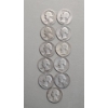 Image 1 : Assorted Years/Mint Marks United States 90% Silver Washington Quarters - Face Value: $2.75