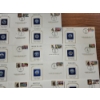 Image 5 : Collection of Colorized U.S. State Quarter Covers w/ State Stamps & 1922 Silver Peace Dollar