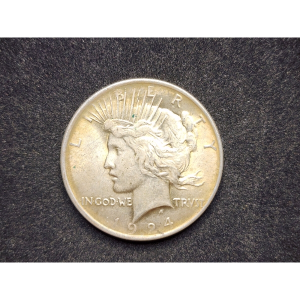 1924 United States Silver Peace Dollar