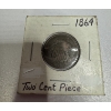 Image 2 : 1864 United States Two Cent Piece- Excellent Condition 
