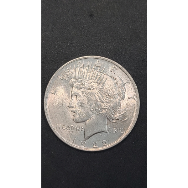 United States 1922 90% Silver Peace Dollar