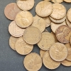Image 5 : $0.50 Face Value of Unsearched Assorted Years Lincoln Wheat Cents 