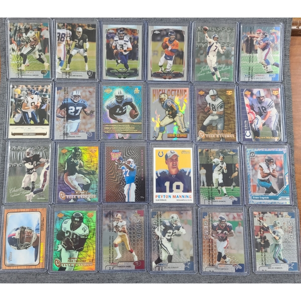 24 Asstd NM Football Trading Cards Including Peyton Manning, Eddie George, John Elway & More!