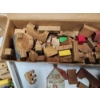 Image 5 : Vintage Tinkertoy Set and Wooden Farm Block Set