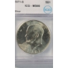Image 2 : ICG 1971-S MS66 Eisenhower 40% Silver Dollar