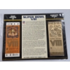 Image 1 : Authentic 1974 Super Bowl VIII NFL Football Ticket & 24K Gold Plated Ticket - Mint Condition