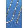 Image 7 : Assorted Sterling Silver Necklaces Including Herringbone Style, Locket & Chains - Total Weight: 26.1