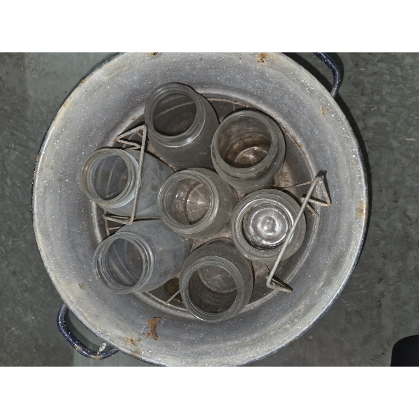 Canning Pot, Jars & Rack