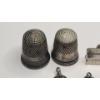 Image 2 : Vintage Sterling Silver Thimbles, Tie Clip, Pendant & Academic Pin - Total Weight: 29.5g