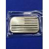 Image 2 : American Flag Silver Bar - 1 oz .999 Fine Silver - Beautiful Piece!