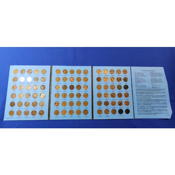 Lincoln Cents Collection Book 1941-1974 #2: Including 87 Coins FV: $.87