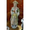 Image 4 : 1st Grouping Of Vintage Porcelain Figurines In Old World Style - All In Perfect Condition.  See Pics