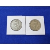 Image 1 : 2 Walking Liberty Silver Half Dollars: 1946 and 1945