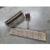Image 1 : Vintage Collectable Items Including 4' To 7' Painters Plank, 30''x9'' Wood Caddy, & 24'' Wood/Wire B