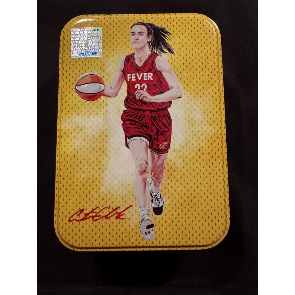 Rare Caitlin Clark WNBA Collector Tin With 3 Rookie Cards, Silver Bullion & BONUS GIFT!!! $300 ++++ 