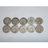 Image 4 : (10) U.S. Assorted Years 90% Silver Barber Dimes FV: $1.00