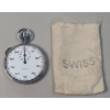 Image 1 : Vintage Brenet No.25 Swiss Made Mechanical Wind Up Stopwatch With Bag - Working Condition