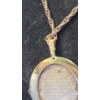 Image 4 : Sterling Silver Franklin Mint Hail Mary Pendant/Necklace W Diamonds, Sterling Ring & Turquoise Ring