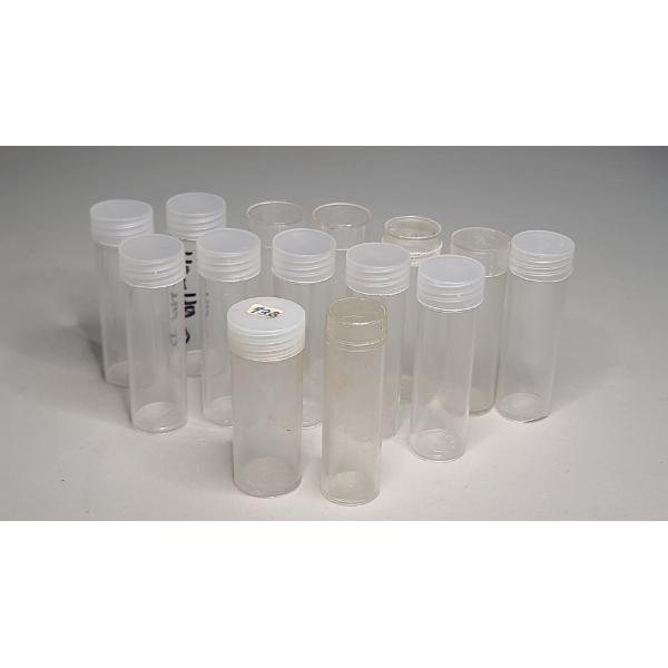Assorted Lot Of Nickel, Penny & Quarter Coin Storage Tubes - 14 Tubes Total