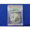 Image 1 : 2021 "First Day of Issue" Silver Eagle Type 1 - 1 oz Fine Silver Coin PCGS MS 70