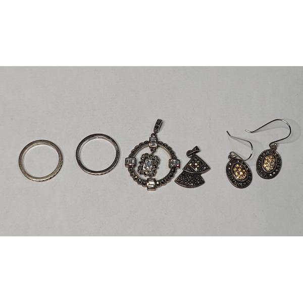 Assorted Sterling Silver Jewelry - Total Weight: 20.3g
