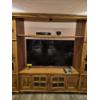Image 3 : SUPERIOR High end Solid Oak Entertainment Center - Commanding Size In Perfect Condition
