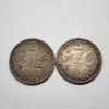 Image 2 : TWO 1893 Columbian Exposition 90% Silver Half Dollars 