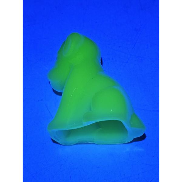 Vintage Uranium Degenhart Art Glass Figurine - April Green