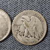 Image 4 : Two United States 90% Silver Walking Liberty Half Dollars ~ $1.00 Face Value