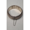 Image 1 : Mexico Sterling Silver Hinged Cuff Bracelet - Weight: 44.9g
